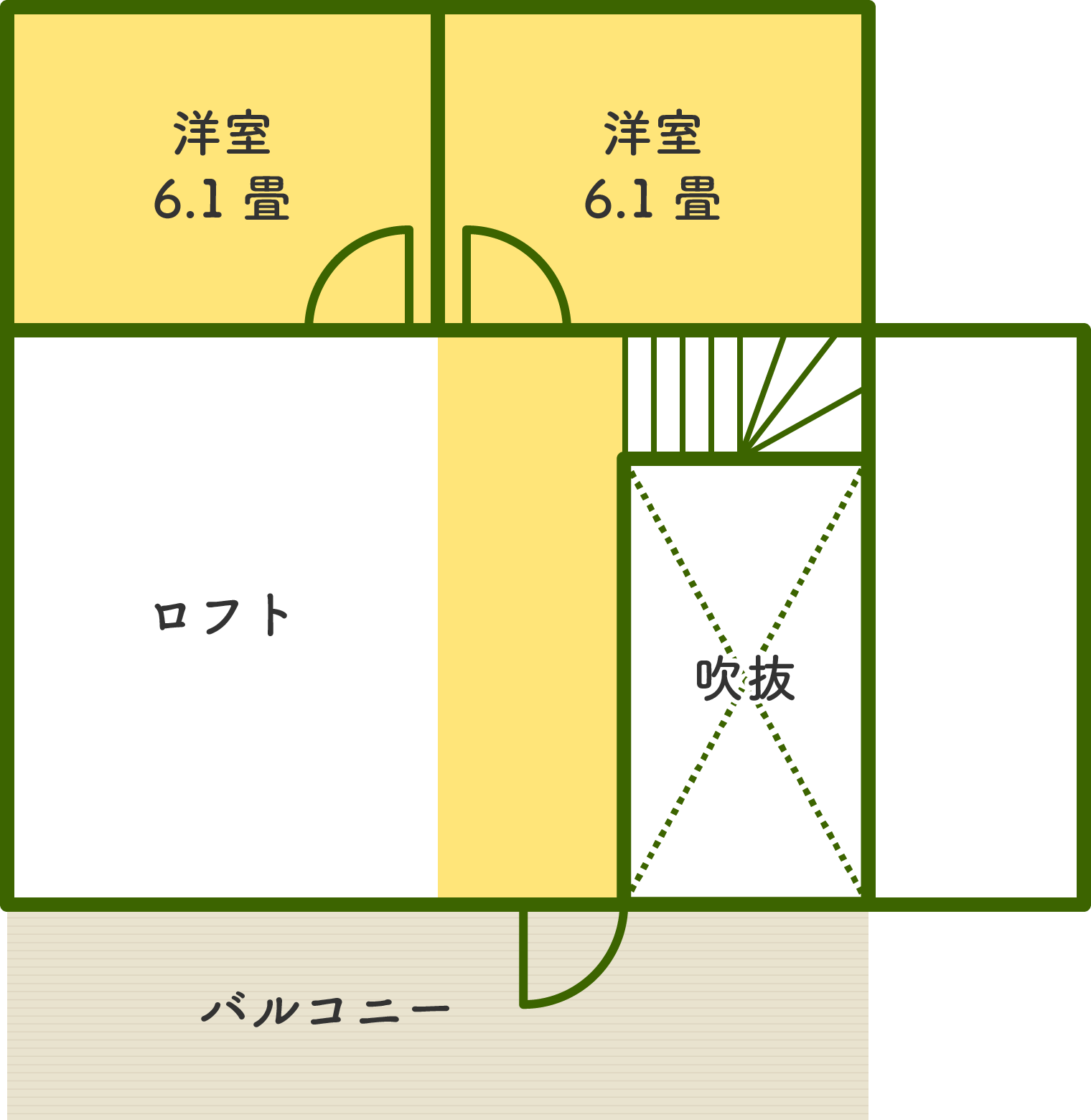 2階間取り図